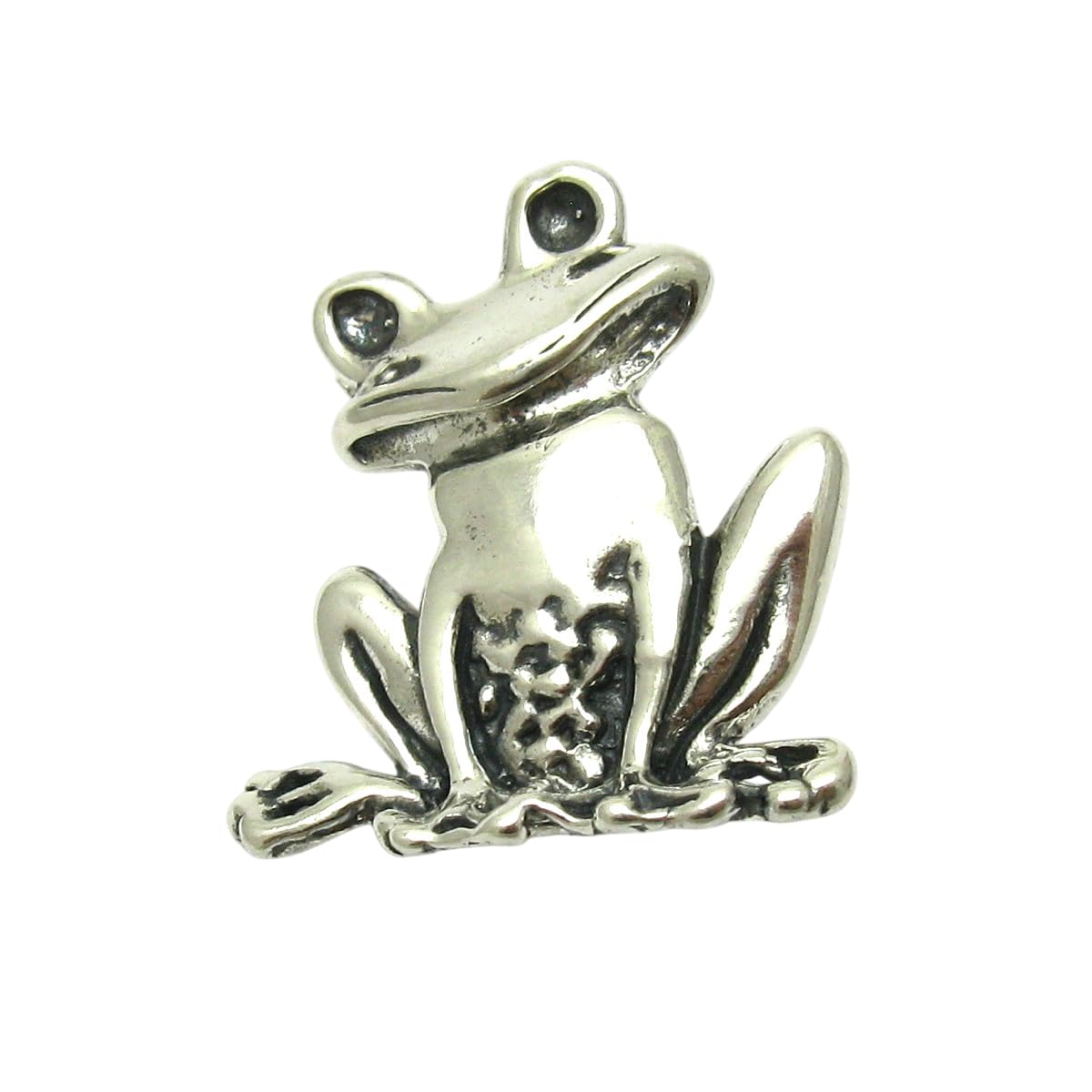 Sterling Silber Brosche Frosch massiv 925 Empress