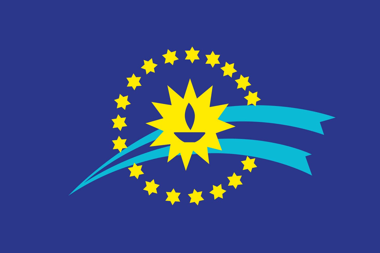 Drapeau Durazno XL haute visibilité pour mât de jardin et façade