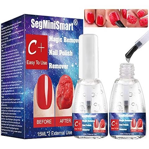 Nail Polish Remover,Magic Soak-Off Gel Nail Polish Remover,Gel Nail Polish Remover,Uv Nail Gel Polish,Easily&Quick Removes Gel Nail Polish Within 2-5 Minutes(2 Pack) Cover