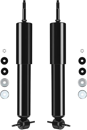 SCITOO Juego de 2 amortiguadores delanteros, amortiguadores y puntales para Ford Ranger, 01 02 03 04 05 06 07 08 09 para Mazda B2300,98-01 para