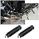 eMagTech 1 Paar Universal CNC Aluminium Fußrasten rutschfest Hintere Fußstütze Pedale Für Motorrad Faltmotorrad 8mm Schwarz