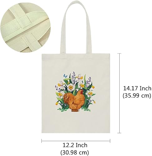 Vista 129 de WIRESTER Bolsa de lona reutilizable para mujeres y niñas, bolsa de compras de comestibles, bolsa de hombro, bolsa de viaje, animal de perro y gato