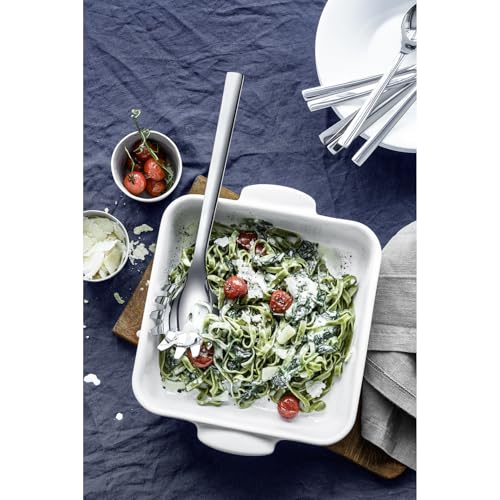 WMF Nuova Nudellöffel 30 cm, Spaghettilöffel, Nudelkelle, Cromargan Edelstahl poliert, spülmaschinengeeignet