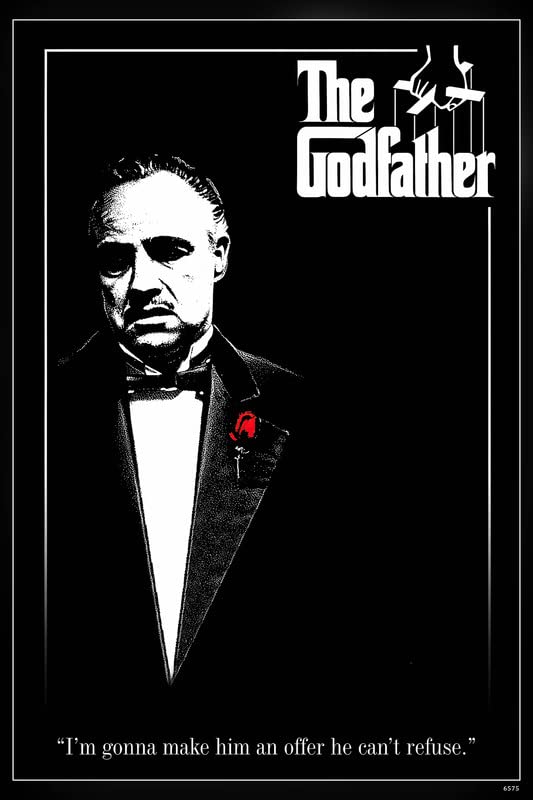 POSTERDADDY The Godfather (Movie) Matte Finish Paper Poster Print 12 x 18 Inch (Multicolor) PD-6575