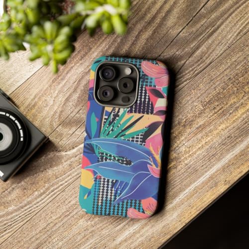 Coque rigide mate iPhone 15 Pro bleu protection antichoc