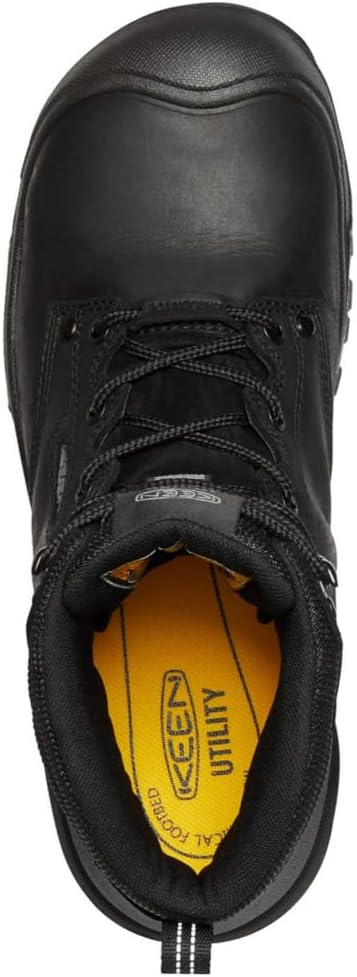 KEEN Utility mens Independence 6" Leather Waterproof Composite Toe Work Boots - Image 4