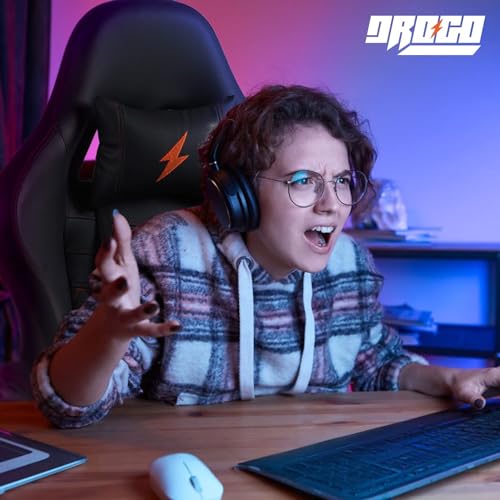BAYBEE Drogo Multi-Purpose Ergonomic Gaming Chair with 7 Way Adjustable Seat, Head & USB Massager, PU Leather Lumbar Pillow Home & Office Chair... - Image 4