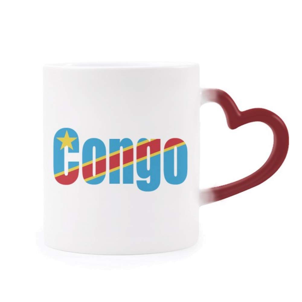 Taza mágica con el nombre del Congo, el regalo original perfecto