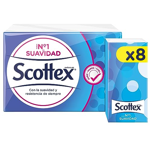 Scottex Pañuelos de Papel 8 paquetes