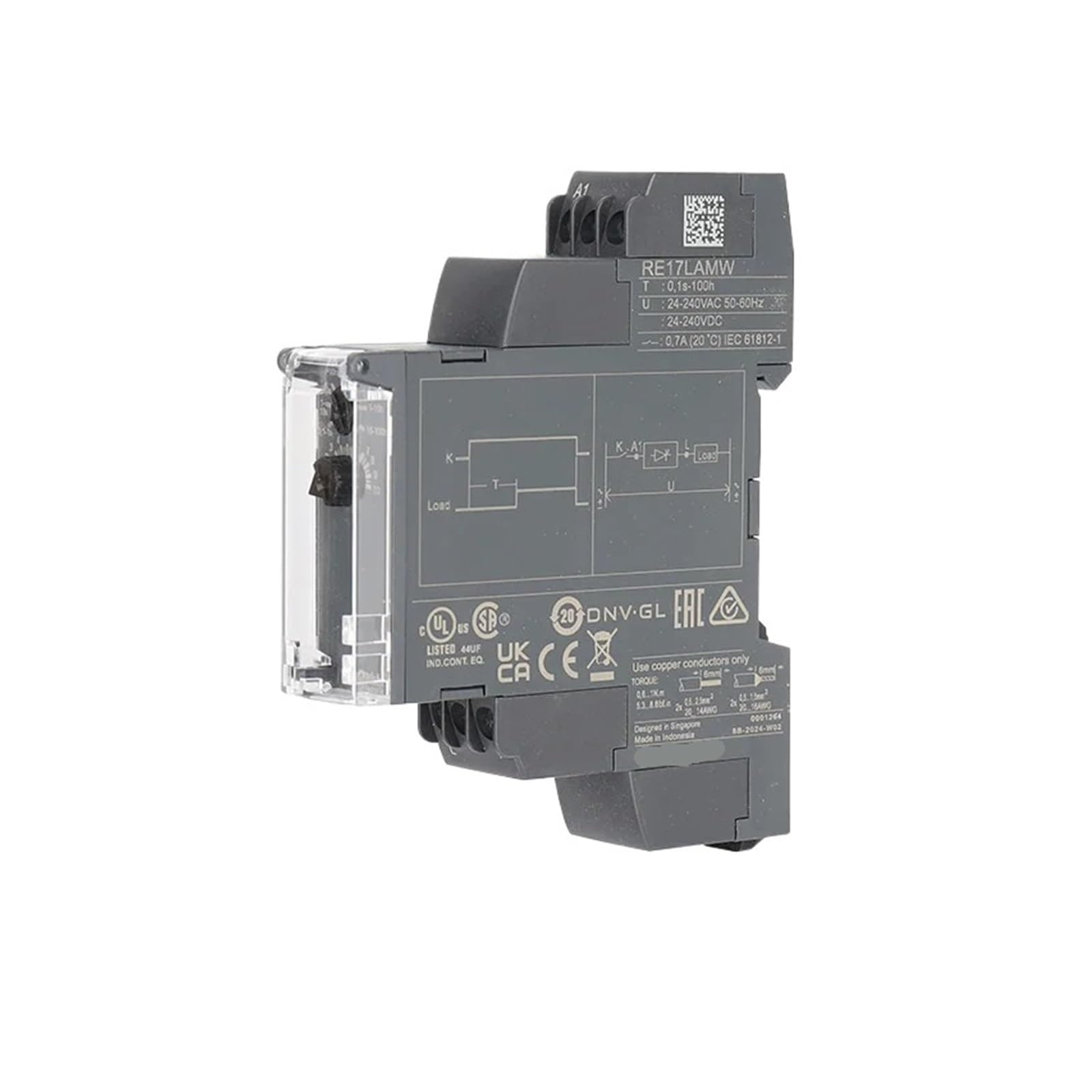 ZVQYSGIW RE17LAMW RE17RAMU RE17RCMU RE17RLMU Compact Time Relay(RE17RLMU)