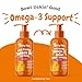 Zesty Paws Wild Alaskan Omega-3 Blend Pollock + Salmon Oil for Dogs and Cats- Skin and Coat Support, Omega 3 Supplement for Pets, 8.5oz