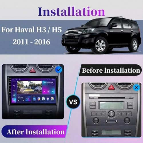 Radio coche 2 DIN para modernizar el sistema multimedia de tu Haval Hover H5 2