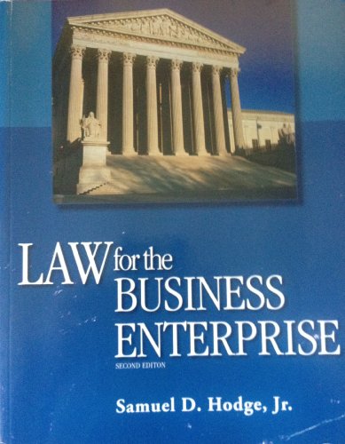 LAW FOR BUSINESS ENTERPRISE >CUSTOM<