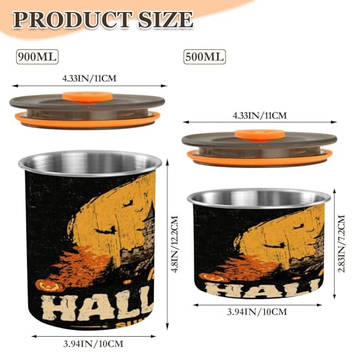 Envase de Café Acero Inoxidable 900ml con Tapa Clara miniatura 2