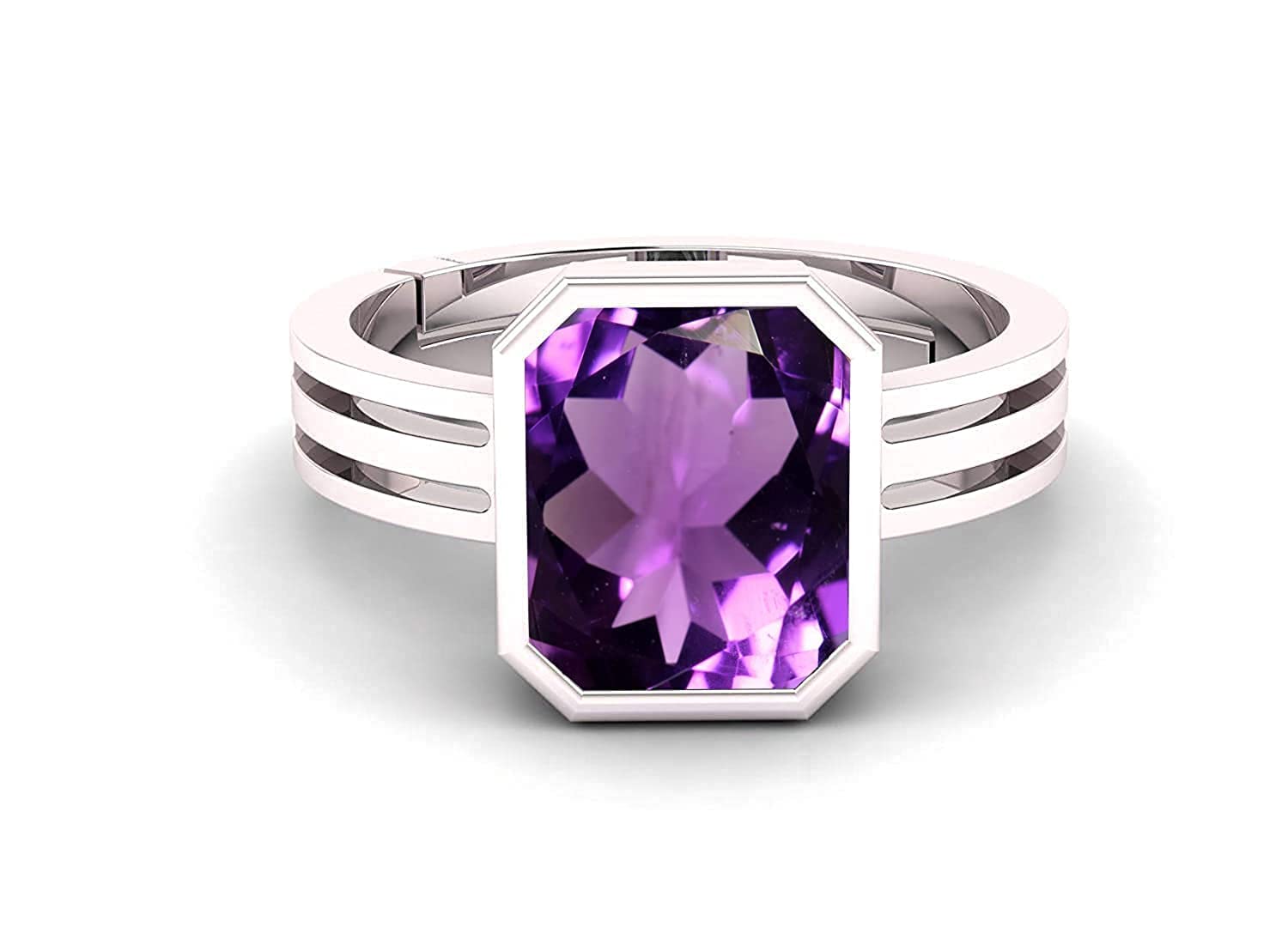 See full amazon price history chart for Sidharth Gems 13.00 Ratti 12.00 Carat Amethyst Silver Plated Ring Katela Ring Original Certified Purple Natural Jamuniya Stone Ring For Men Astrological February Birthstone Adjustable Ring Size 16-24 Sidharth Gems 13.00 Ratti 12.00 Carat Amethyst Silver Plated Ring Katela Ring Original Certified Purple Natural Jamuniya Stone Ring For Men Astrological February Birthstone Adjustable Ring Size 16-24 (B0B42L7Y4Q) Amazon Price History, Amazon Price Tracker