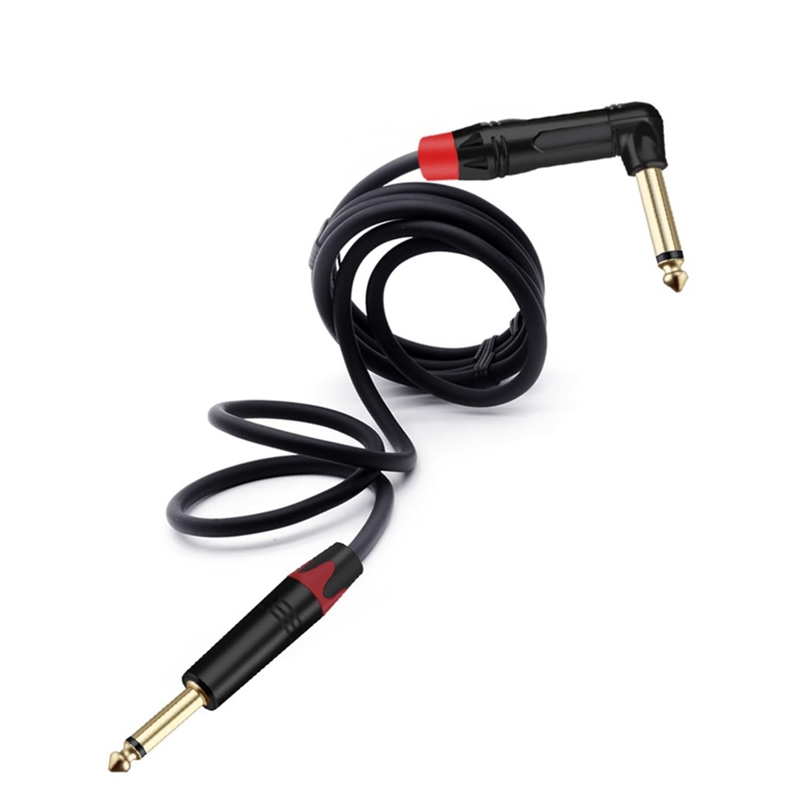 4 Pezzi 6,35 Mm 1/4 Pollici Stereo TRS Spina Per Charra Ad Angolo - Foto 8