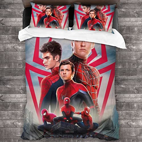 ZENGCJZ Parure de lit avec impression 3D pour enfants - Housse de couette douce et moelleuse - Convient pour chambre à coucher, chambre d'amis, chambre à coucher (A1, 135 x 200 cm + 50 x 50 cm) Cover