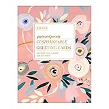  Painted Petals Customizable Greeting Cards with Folio Labels