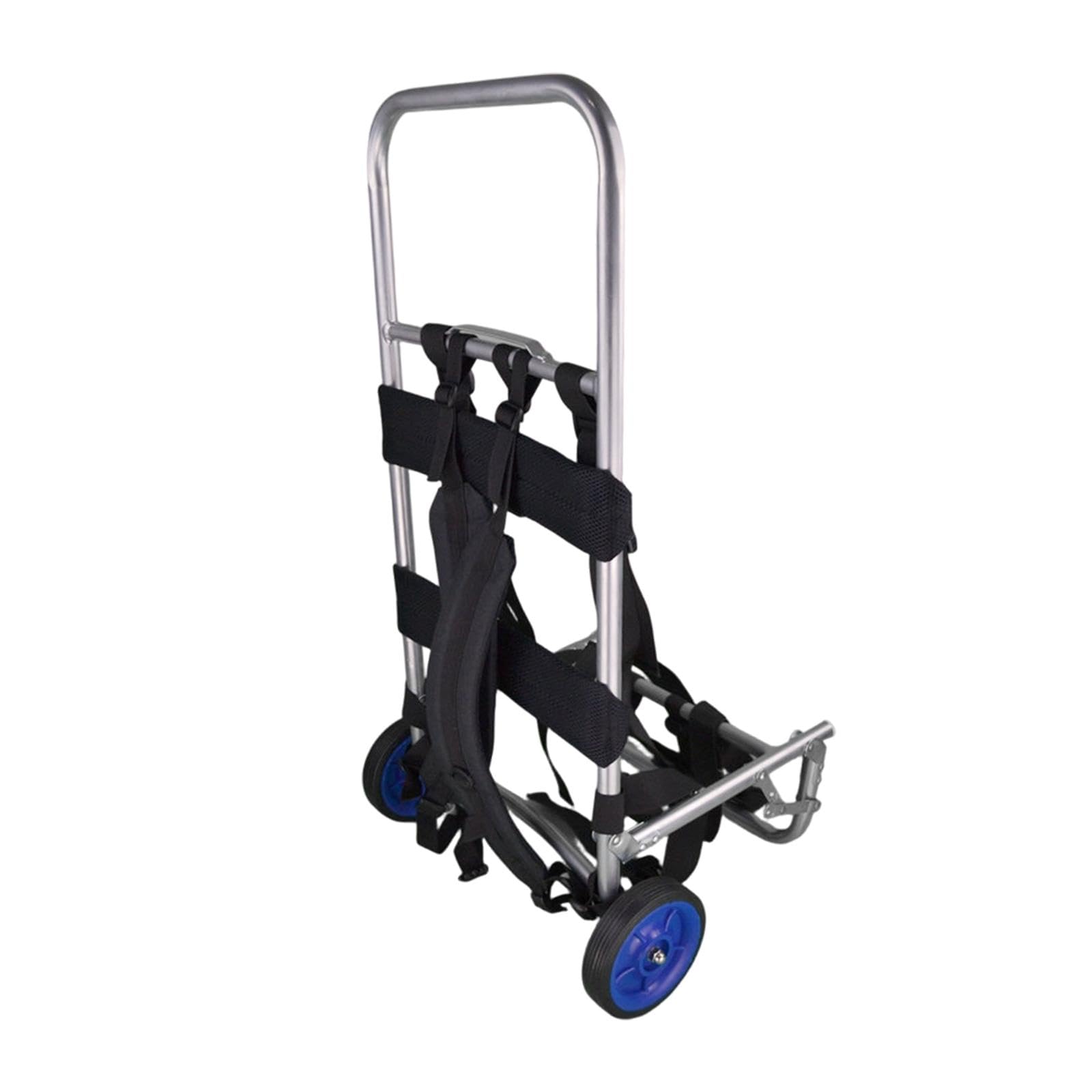Robuster Rucksackträger, Hochwertiger, Stabiler Gepäckwagen mit Rollen für Ausrüstung, Camping, Outdoor Aktivitäten, Klettern, L