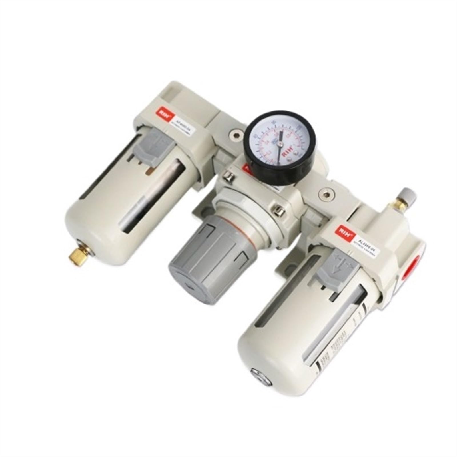 AC2/3/45000-06 Riduttore di pressione pneumatico con triplo filtro sorgente aria separatore olio-acqua(AC3000-02Dautomatic drainage)