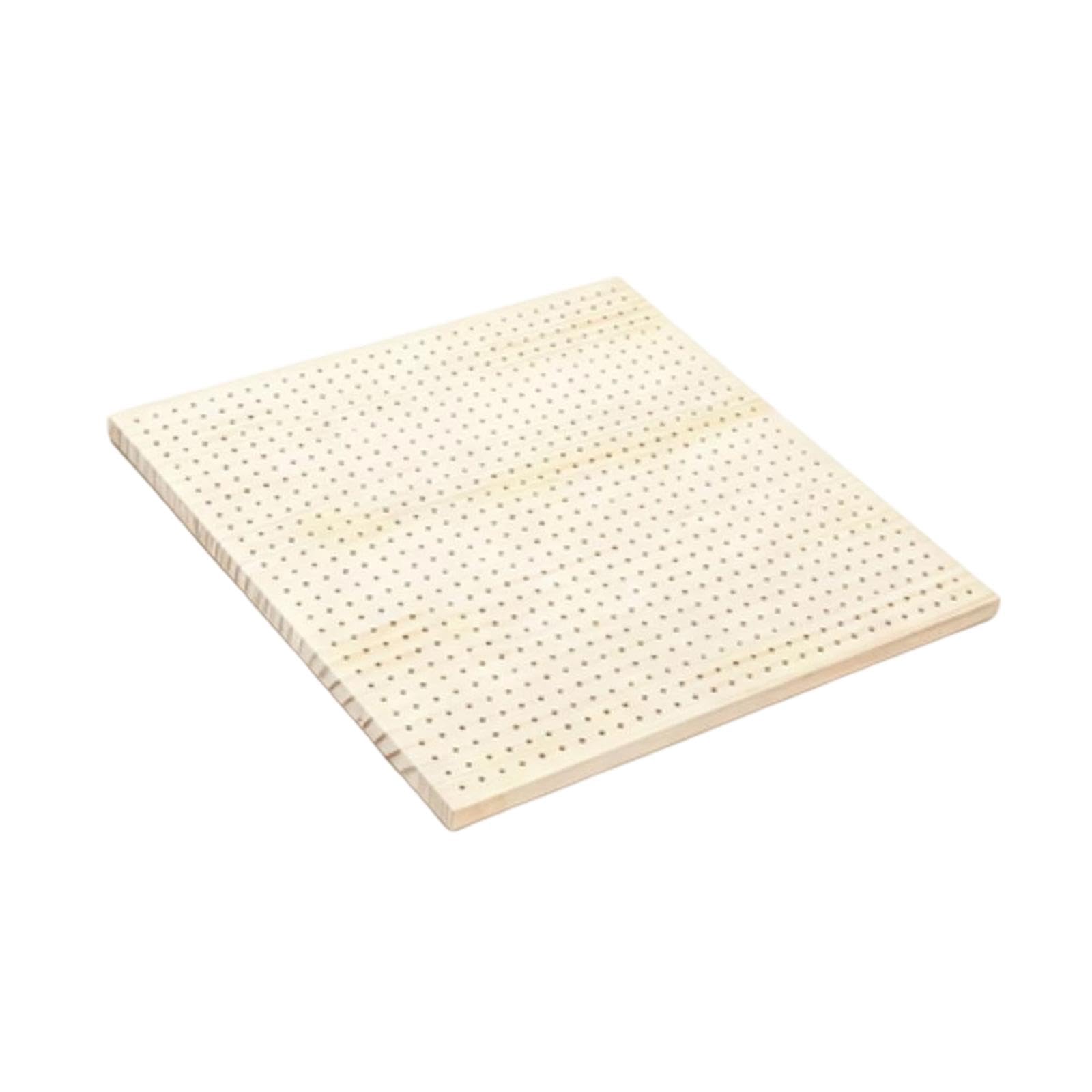 Tavola di bloccaggio in legno per uncinetto, ideale per realizzare piastrelle all'uncinetto, progetti leggeri e portatili, lavori a maglia e, 40cm X 40cm