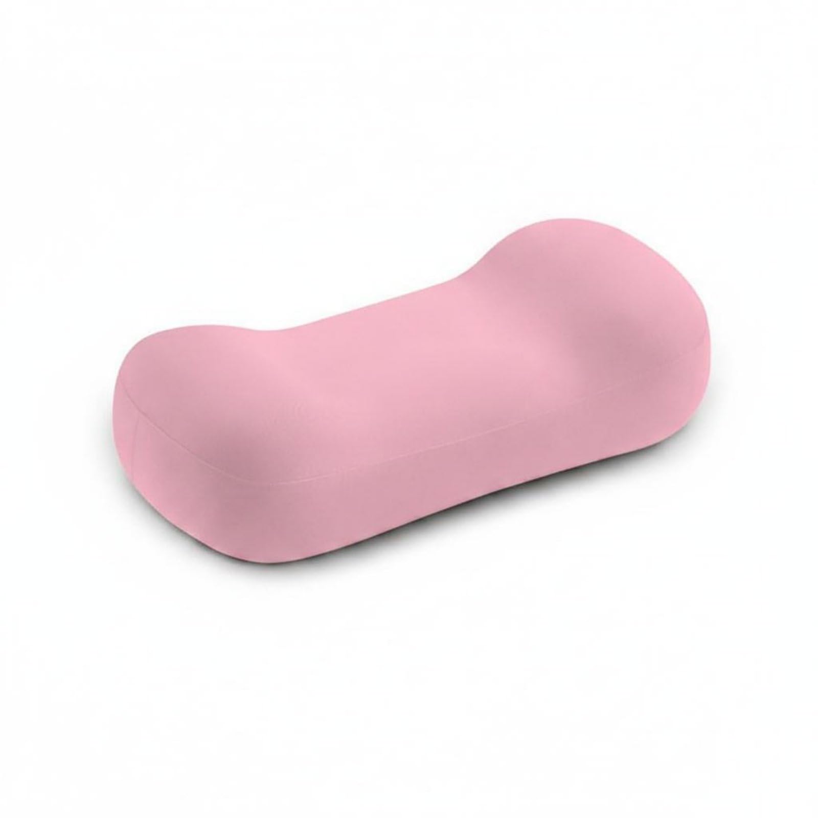 URJIX™ Breathable Multi-Use Memory ABS Pillow Cooling Material Memory ABS Rest Pillow for Students, Travel, Sakura Pink-image-13