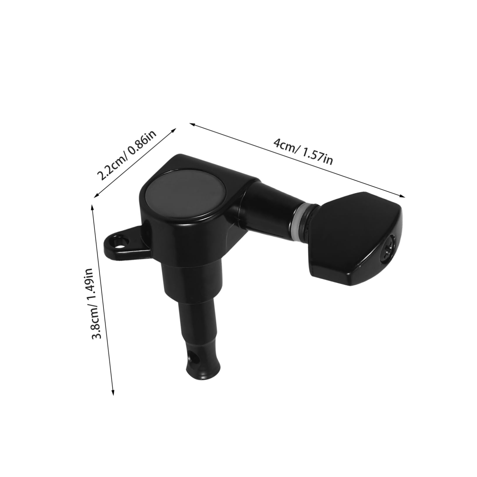 MUELODSIC 6pcs Guitar Tuning Pegs Guitar String Tuning Peg Guitar Tuners String Tuning Keys Metal Tuning Peg Acoustic Guitar Locking Tuner Guitar Replacement Accessory