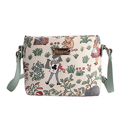 Image of Signare Tapestry Crossbody Bag Sling Shoulder Purse for Women