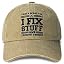 Natural-embroided Fix Stuff