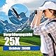 Fernglas 25X60 Ferngläser für Erwachsene mit BAK4 Prisma FMC Objektiv HD Fernglas Wasserdicht für Erwachsene Vogelbeobachtung Profi Feldstecher für Wandern Reisen Jagd