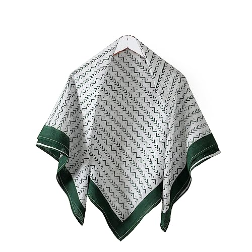 Image of Ravaiyaa - Attitude is everything Sanganer Hand Block Printed Scarves Pure Cotton Scarf Square Hijab Dupatta 40 inch X 40 inch Inch