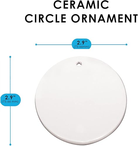 Miniatura 5 de Adornos de perro Shih Tzu de oro blanco para árbol de Navidad 2023, regalos personalizados con nombre, decoraciones de Nochevieja 2024, círculo