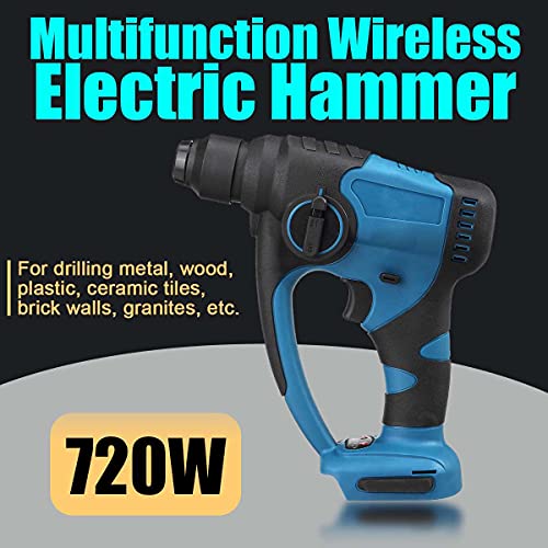 QHYXT 18 V wiederaufladbarer bürstenloser kabelloser Bohrhammer Elektrischer Abbruchhammer Schlagbohrmaschine – Bild 4