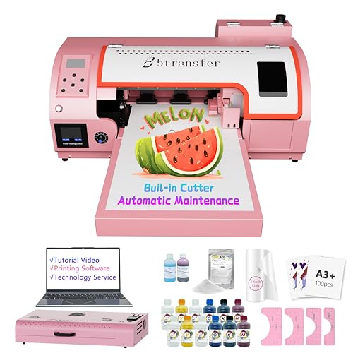 M1630 Pro Automatic Maintenance& Cutter A3 DTF Printer Bundle for...