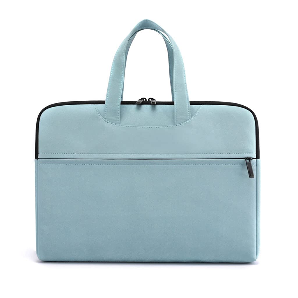 Torba dokumentów Duża Pojemność Kieszeń Dokument Przypadkowy Torba Komputerowa Biznesowa Teczka Gładka Zipper Plik FolderTravel Office Storage (Color : Blue)