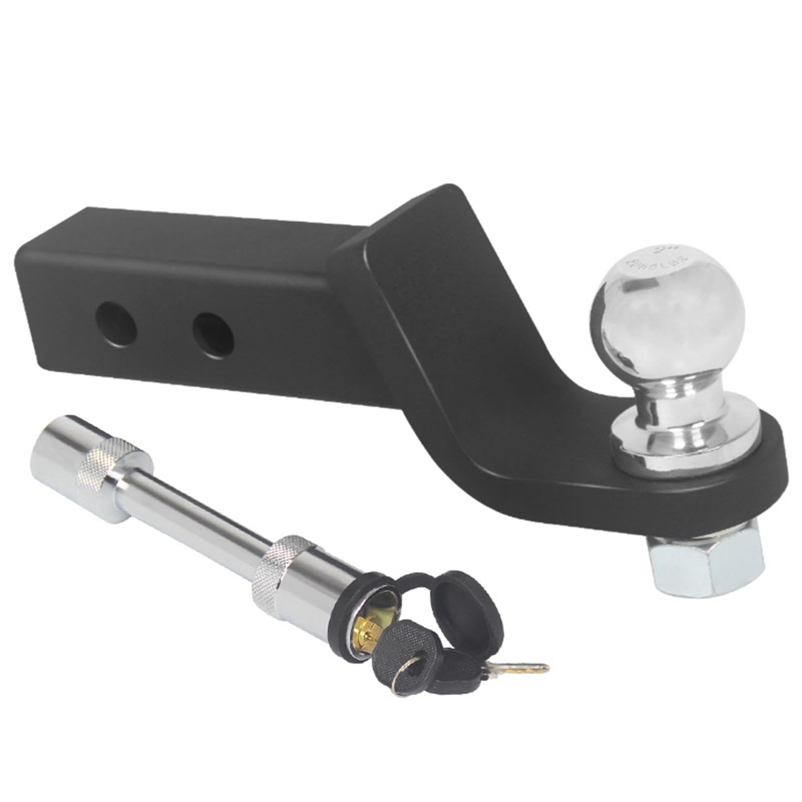 Supporto per Sfera di Aggancio Del Rimorchio, Accessorio per Ricevitore di Gancio di Traino a Lingua, Versatile E Facile Da Installare, Realizzato in, Argento