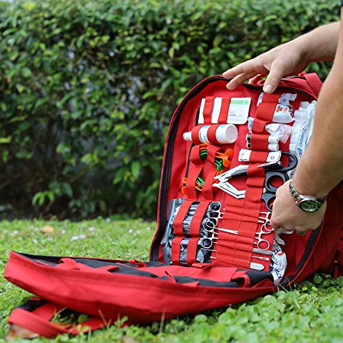 Luminary Stomp Medical Backpack Fully Stocked First Aid Trauma Kit Special Operations Pack Medical Bug Out Bag for EMS/EMT First Responders Preppers (Olive Drab) - Image 6