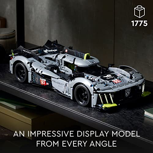 Lego 6425775 Technic Peugeot 9X8 24H Le Mans Hybrid Hypercar 42156 Collectible Race Car Building Kit thumb #5