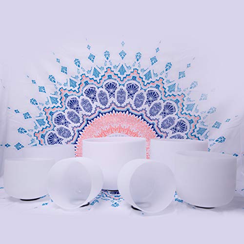 ENERGYSOUND - Set di 7 ciotole al quarzo con