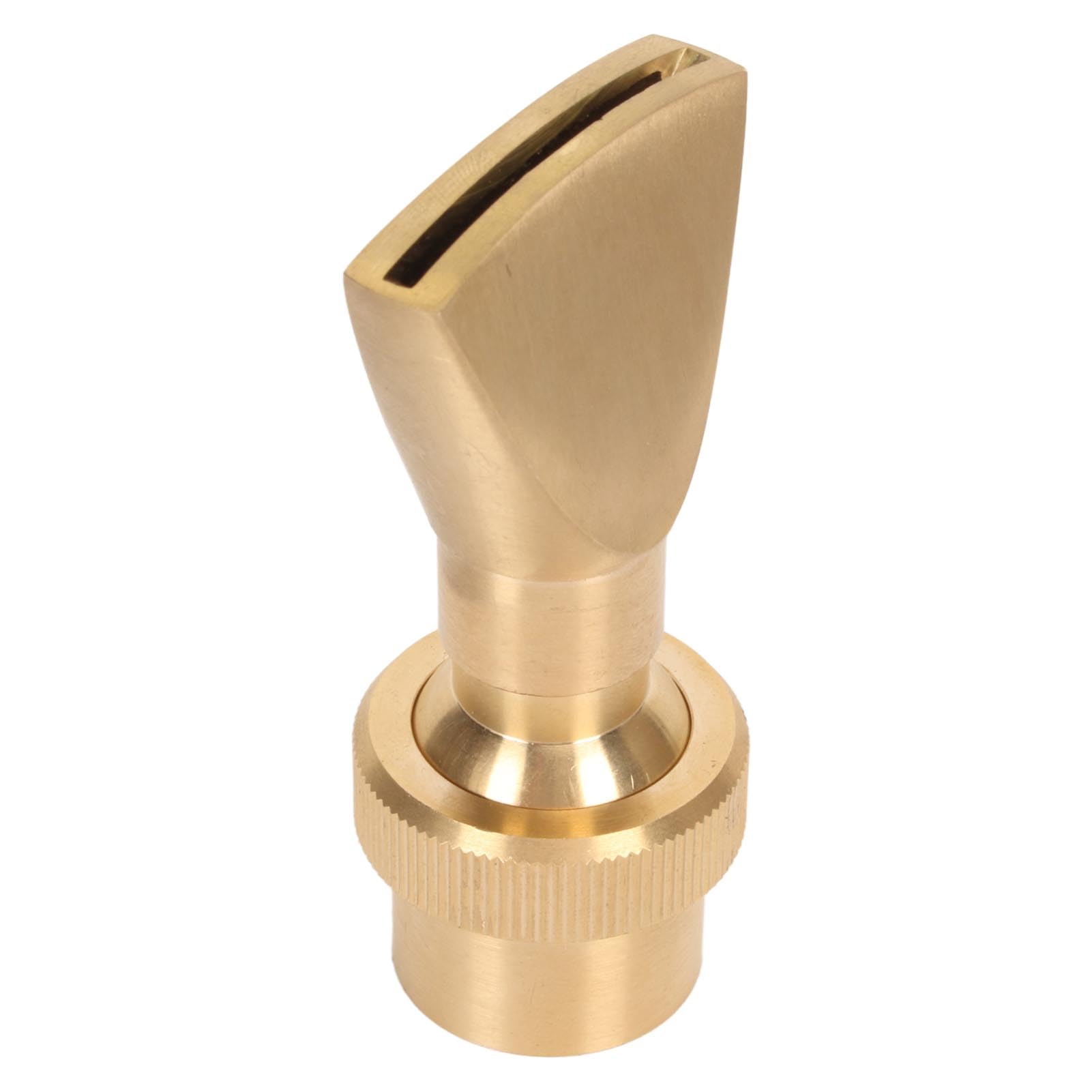 Fountain Nozzle Sprinkler, G3/4 Female Thread Widely Used Narrow Fan Shape Brass Sprinkler for Pond
