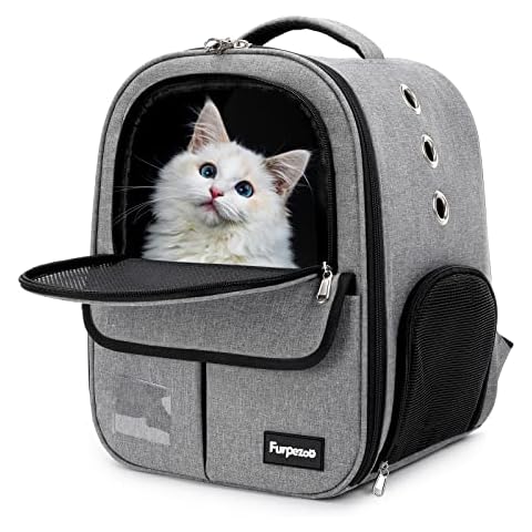 Furpezoo Cat Carrier Backpack with Mesh Cover