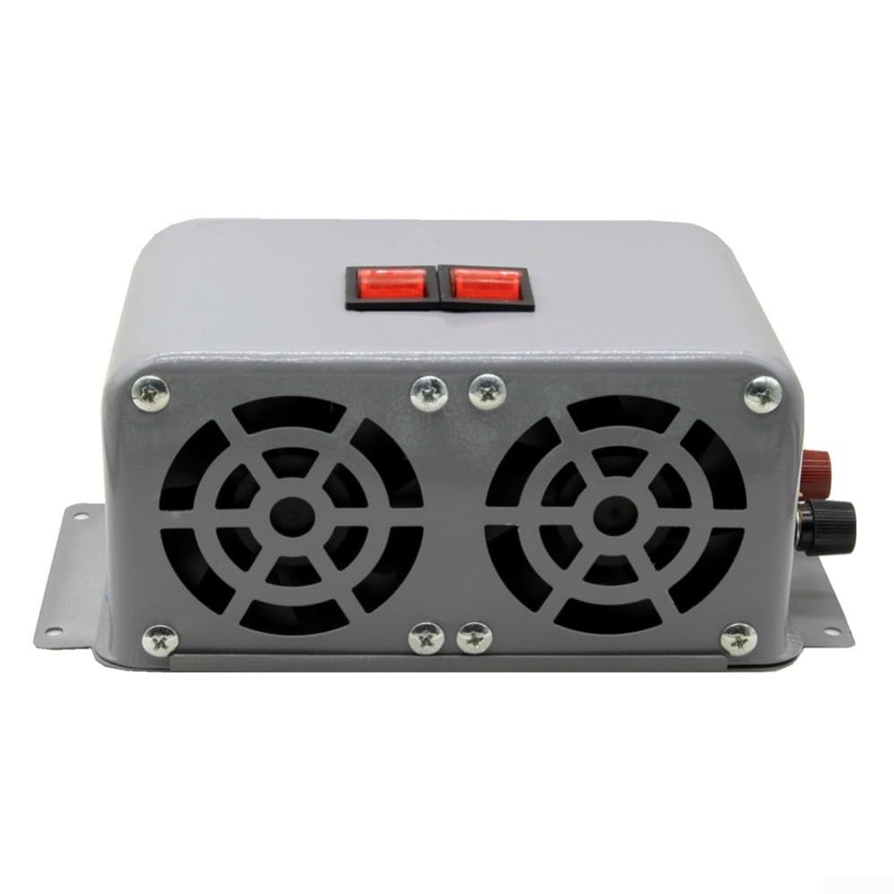 Riscaldatore per auto da 12 V, 800 W, riscaldamento rapido e sbrinamento, a basso rumore, a tre fori, in metallo, per parabrezza invernale