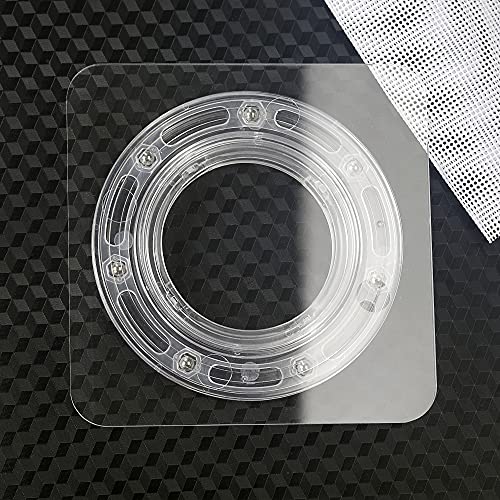 Cookie Turntable 7 Clear Decorating Turntable With Acrylic Bearing Base and Non-Slip Mat Helps Icing Cookies Faster & Better (Square)