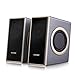 Home Speaker Haut-parleur PC Stéréo, Mixcder MSH169 Surround Subwoofer Enceinte Multimédia avec Son Amélioré, Volume Contrôle et Basses Profonde Battante, Jack Audio 3,5 mm pour PC TV MP3 MP4