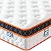 SEZMOONSI Super King Mattress 6FT, 10.6 Inch Gel Memory Foam, Individually Pocket Sprungs Medium Firm, Orthopedic Hybrid Mattress for Back Pain Relief 180x200x27cm