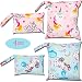 Tangger Borsa per Pannolini per Bambini Lavabili,Wetbag Dry Bag per Pannolini Daycare Sacchetto Dell'Organizzatore,Borsa da Viaggio,4PCS
