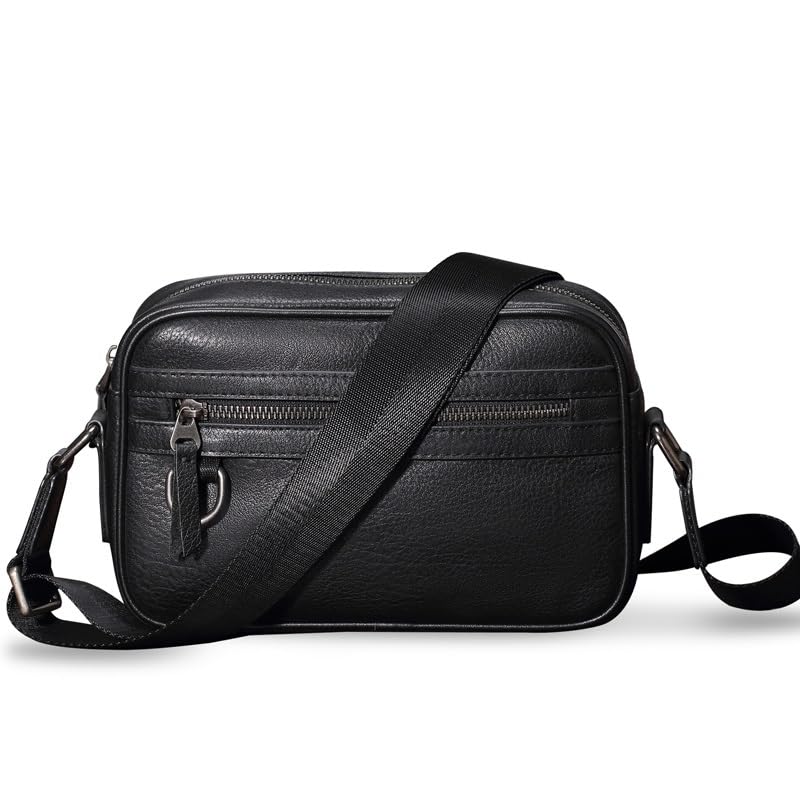 JSEIAJB Crossbody bag Messenger Bag Men's crossbody bag top layer cowhide bag for men2