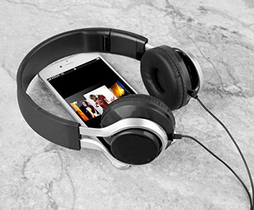 Vivitar Metallic Stereo Headphones With Built-In Microphone 3.5Mm Audio Jack, Iphone/Android Compatibility #TOP4