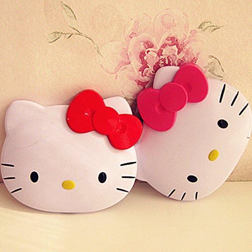 Hello Kitty Character Cute Cosmetic Portable Mirror Compact Pink Mirror