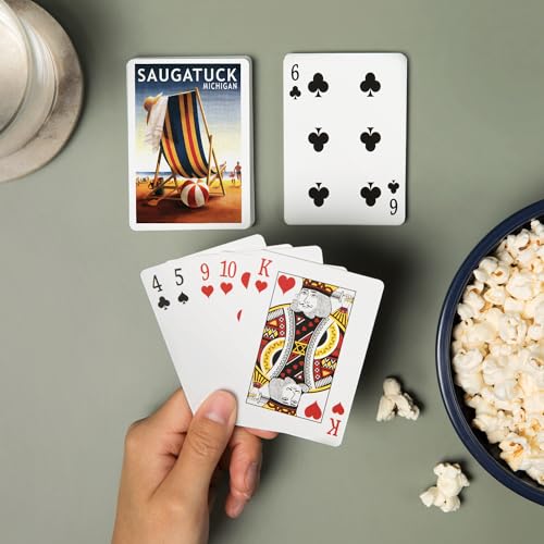 Baraja de 52 cartas tamaño póker para adultos miniatura 2